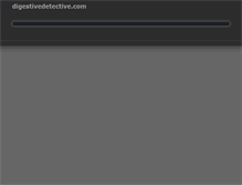 Tablet Screenshot of digestivedetective.com